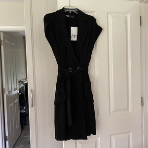 NWT Zara Black Blazer Dress